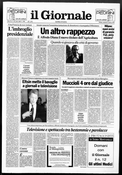 Il giornale : quotidiano del mattino